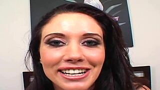 kimberly kole gets fucked hard barefoot on the bed in fishnets