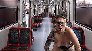 Hey, I crouched in the train and fucked the hot secretary!