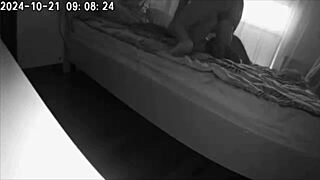 wife catches husband pounding housekeeper on hidden cam!