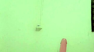 babe rides dildo front and back, moaning her orgasm warnings loud