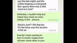 coworkers spill your dirtiest fantasy while moaning hard.