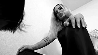 goddess platinum kicks balls brutally in epic femdom compilation