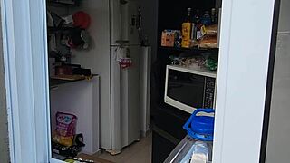 finally busted my chubby big tit neighbor totally naked and hairy