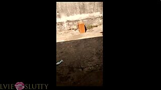 elvie slutty ebony outdoor phone masturbation compilation part 2 teases