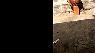 elvie slutty ebony outdoor phone masturbation compilation part 2 teases