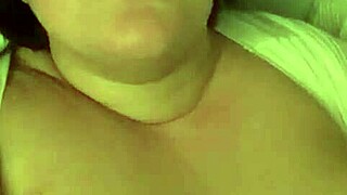 her face twisted in pure moaning ecstasy