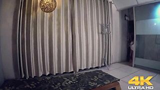 Young babe with big tits sucks monster cock in sauna