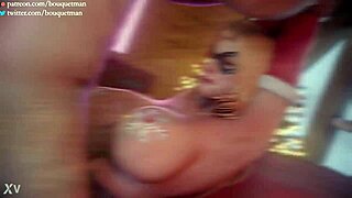 Natal bangs hot Miss Marvel tits bouncing wildly!