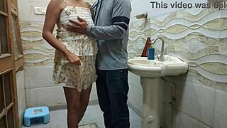 Desi Indian guy punishes smoking young beauty with rough outdoor fuck