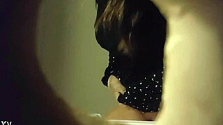 Hidden Cam Catches Sexy Babe Peeing Through Wall Hole in Panties