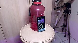 i taught my friend camera fucking got his and hubby's cum in red sheer was i good?