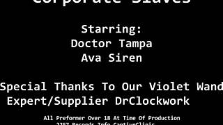 corporate slave ava siren humiliated backstage with rough gaping