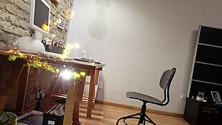 BIG TITS SECRETARY IN SLIT DRESS WATCHES BOSS JERK MONSTER COCK!