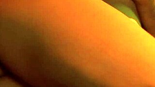 alley shadows hide her tattooed curves as brunette bodybuilder bends for outdoor pounding