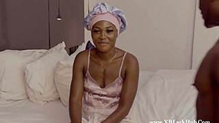 18yo Ebony Bent Over Massive Black Cock Hardcore Ride