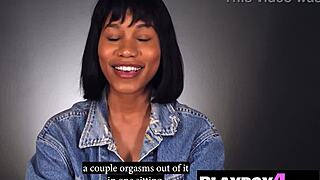 big ass black milf unleashes passionate solo masturbation post sizzling playboy interview