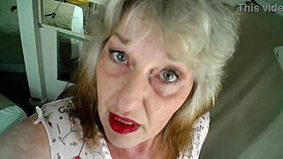 Dawnskye1962 dominates giantess POV with bare hairy pussy