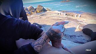 hey check this horny outdoor masturbation with epic cumshot