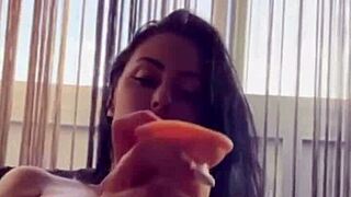i masturbate solo with dildo deepthroat anal and vaginal orgasms