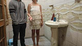 Desi Indian guy punishes smoking young beauty with rough outdoor fuck