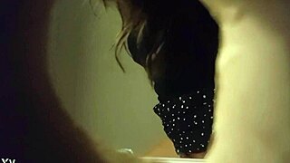 Hidden Cam Catches Sexy Babe Peeing Through Wall Hole in Panties