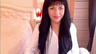 Small Tit Brunette Helga Muah Aka Jessy Strips In Lingerie Stockings Teasing
