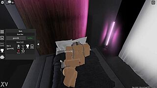 Girlfriend's Steamy Footjob Session in Roblox World