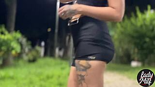 Out for a Run, Crashing into Stranger's Massive Cock for Outdoor Pound