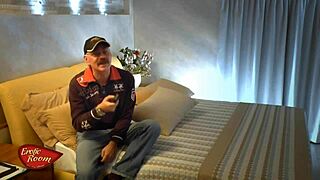 italian erotic casting interview heats up on bed part 2
