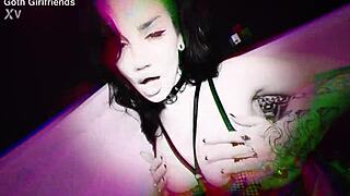 Sweet Naughty Gothic Girlfriend Nova Cane Rides With Passion