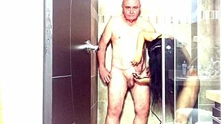 agarabas shakes big ass in shower surprise with monster cock tease