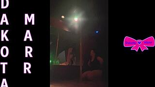 dakota marr teases with hairy pussy during nebraska strip club pole dance