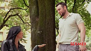 sexy ashley teaches tourist spanish with hot quickie fuck