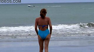 beach return sparks wild pussy fingering and cock reveal