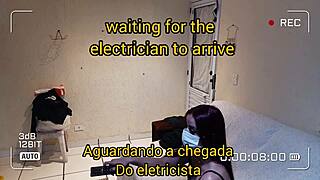 married woman welcomes electrician for intense pussy licking