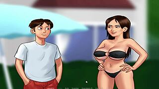 Latina Wife Martina Fucks Poolside Risking Pregnancy with Intense Pussy Pounding