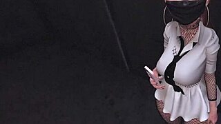 shy asian office girl caught with anal vibrator begs for pov fuck