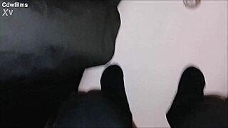 bold burglar caught then dominated by curvy oiled ebony seductress