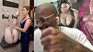 Blonde Bunny Barista Cosplay Leads to Cum-Filled Self Service Fantasy