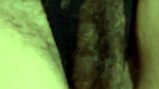 my hairy bush peeks from panties turning guys wild 😈🍑