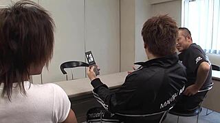 Horny neighbors gang up to pound wet japanese housewife hard