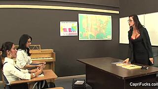 capri cavanni why so sexy in that classroom threesome?