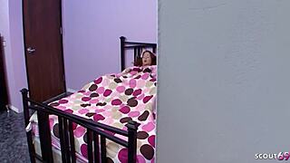 Half-asian vixen kita zen caught stroking leads to creampie pounding
