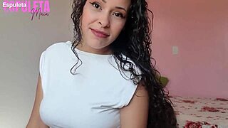 naughty neighbor guides your handjob with dirty talk and flashing tits