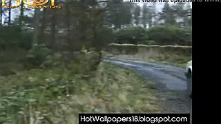 posh housewife takes intense anal pounding outdoors secretly
