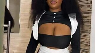 ebony maid caught riding boss cock squirting full homemade video