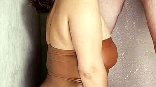 shiny nylons babe sucks leather lollipop deep and sloppy