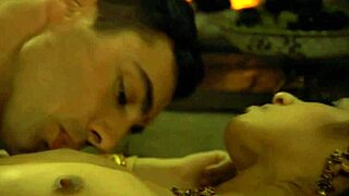 indian couple dives into exotic intimate massage sex