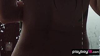 Czech milf and petite brunette teen share a steamy bath encounter.