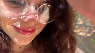 Teacher drags me into forest for deep anal assfucking outdoors